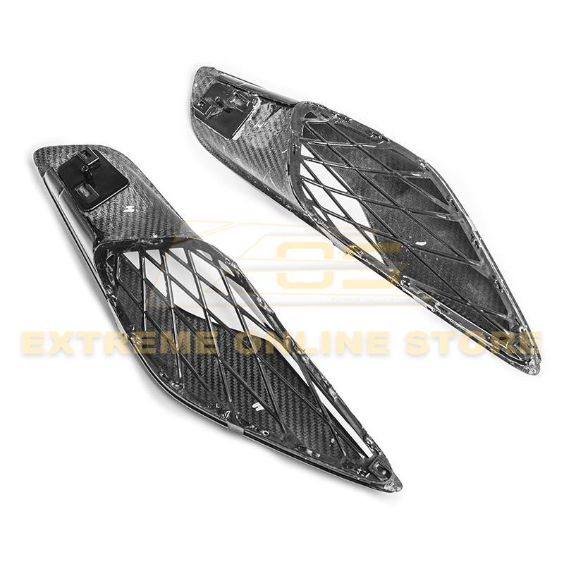 Corvette C7 DRY CARBON FIBER Rear Quarter Intake Vents