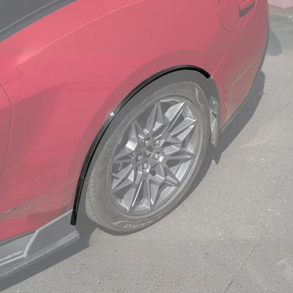 2024+ Ford Mustang DRY CARBON FIBER Fender Flares & Mud Flap