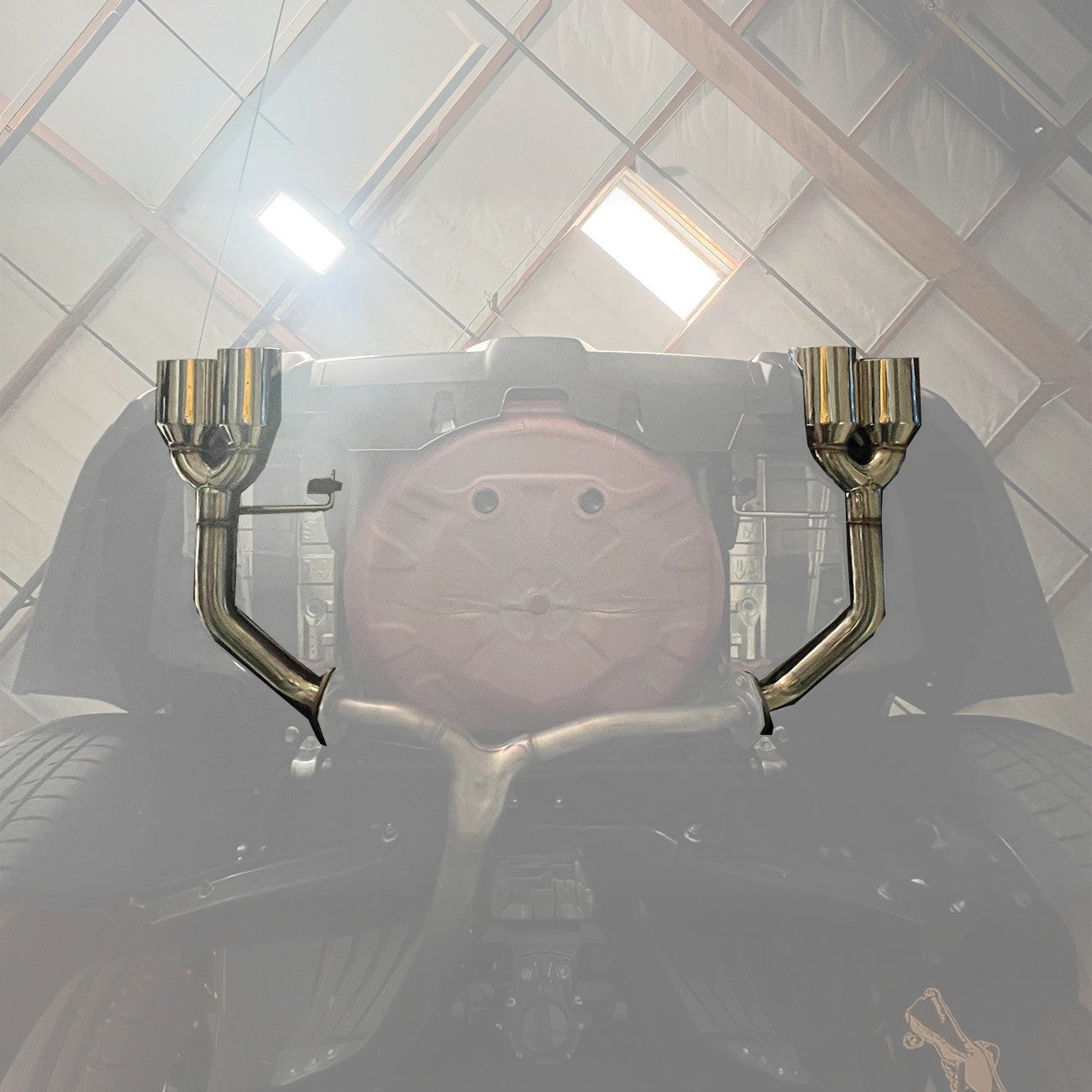 2022-Up Subaru WRX | Axle Back Muffler Delete Single Wall 4" Quad Tips Exhaust