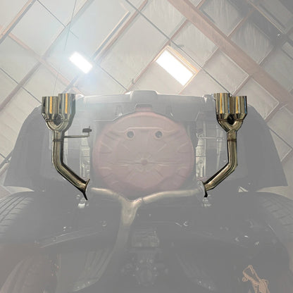 2022-Up Subaru WRX | Axle Back Muffler Delete Single Wall 4" Quad Tips Exhaust