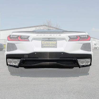 Chevrolet Corvette C8 DRY CARBON FIBER Rear Diffuser