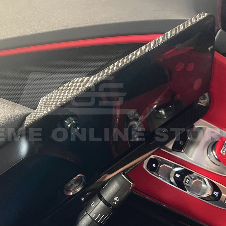 Corvette C8 DRY CARBON FIBER Radio GPS Navigation Screen Cover