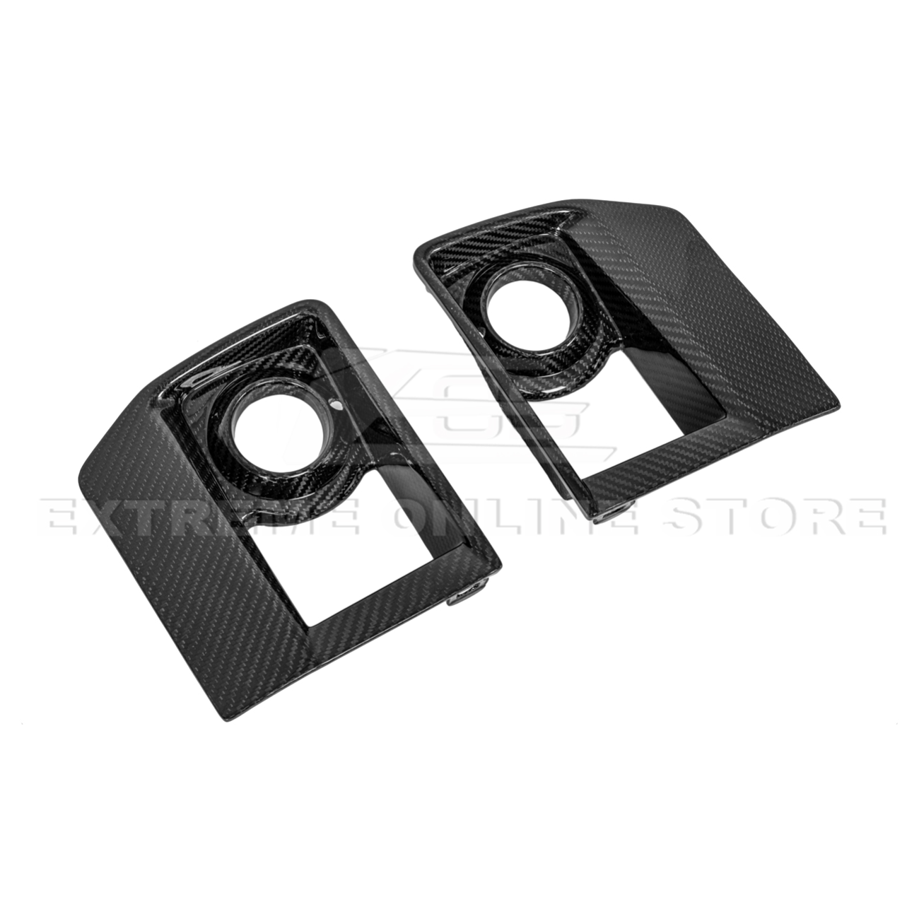 2009-15 Cadillac CTS-V Dry Carbon Fiber Front Fog Light Cover