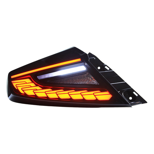 OLM Phantom-Spec LED Taillights (Smoke Lens / White Optic) - 2022-2025 Subaru WRX