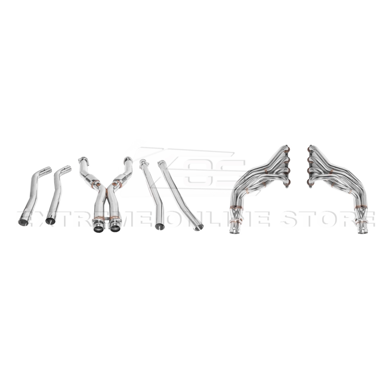 2009-2014 Cadillac CTS-V Long Tube Headers & Resonated Mid Pipe
