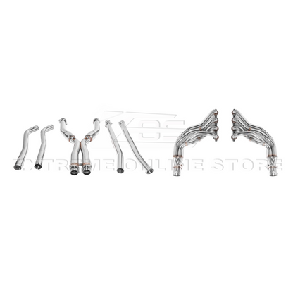 2009-2014 Cadillac CTS-V Long Tube Headers & Resonated Mid Pipe