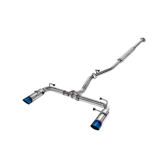 2022-Present Toyota GR86 Subaru BRZ Muffler Delete Burnt Tip Cat Back Exhaust