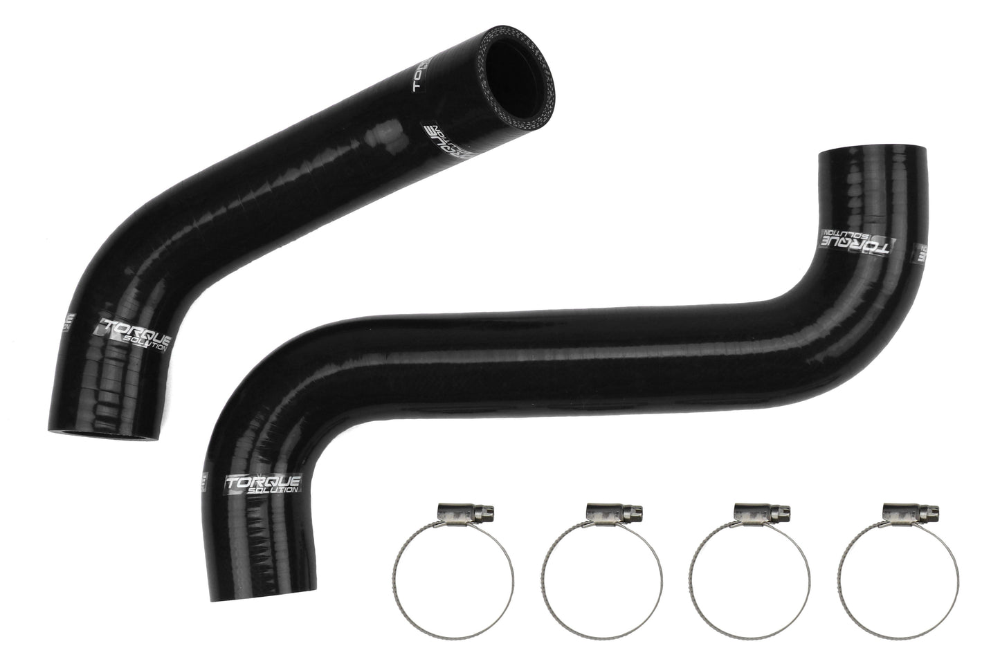 Torque Solution Silicone Radiator Hose Kit Black - 2002-2007 Subaru WRX/STI