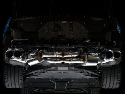 AWE Touring Edition Exhaust for C8 Corvette -- Chrome Silver Tips