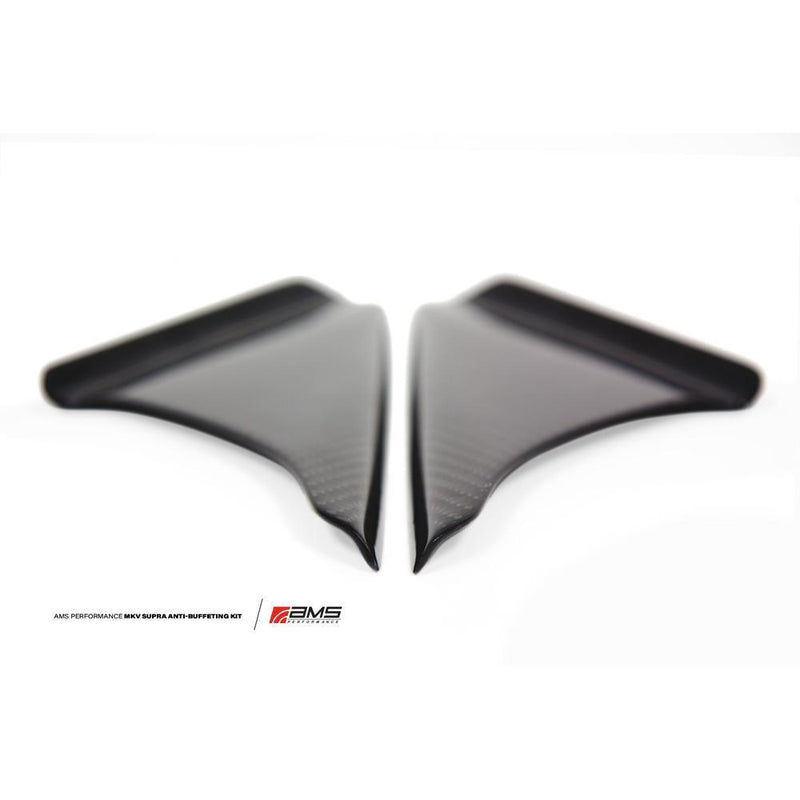 AMS PERFORMANCE ANTI-WIND BUFFETING KIT -Gloss Carbon - 2020-2024 Toyota Supra
