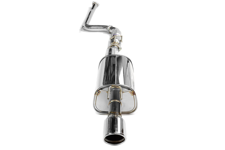 Invidia Q300 Single Exit Cat Back Exhaust - Stainless Steel Tip - 2006-2011 Honda Civic Si Coupe