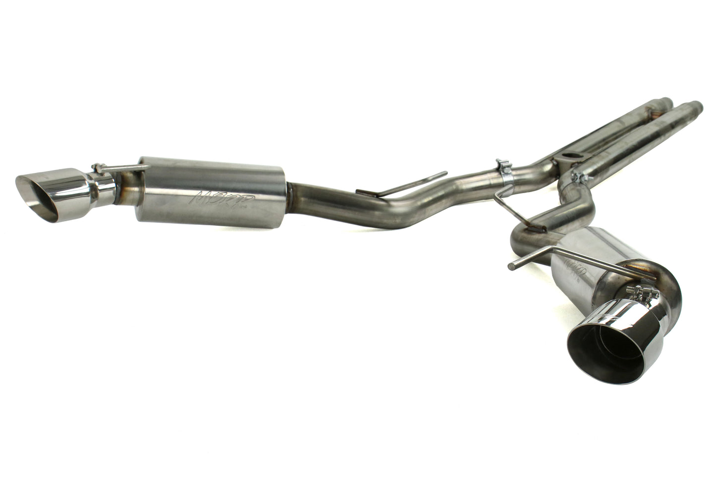 MBRP 3in Street Version Dual Cat Back Exhaust System - 2015-2017 Ford Mustang GT