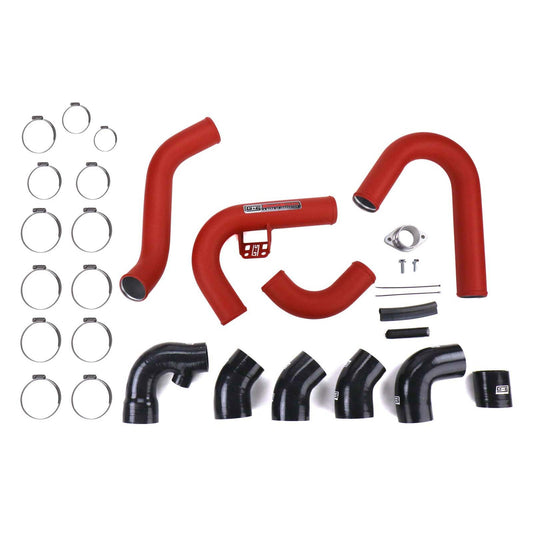 GrimmSpeed Front Mount Intercooler Pipe Kit Red - 2015-2021 Subaru WRX