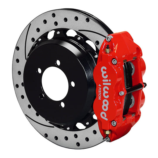 Wilwood 4R Drilled Rear (Red) - 2013-2021 Scion FR-S / Subaru BRZ / Toyota 86