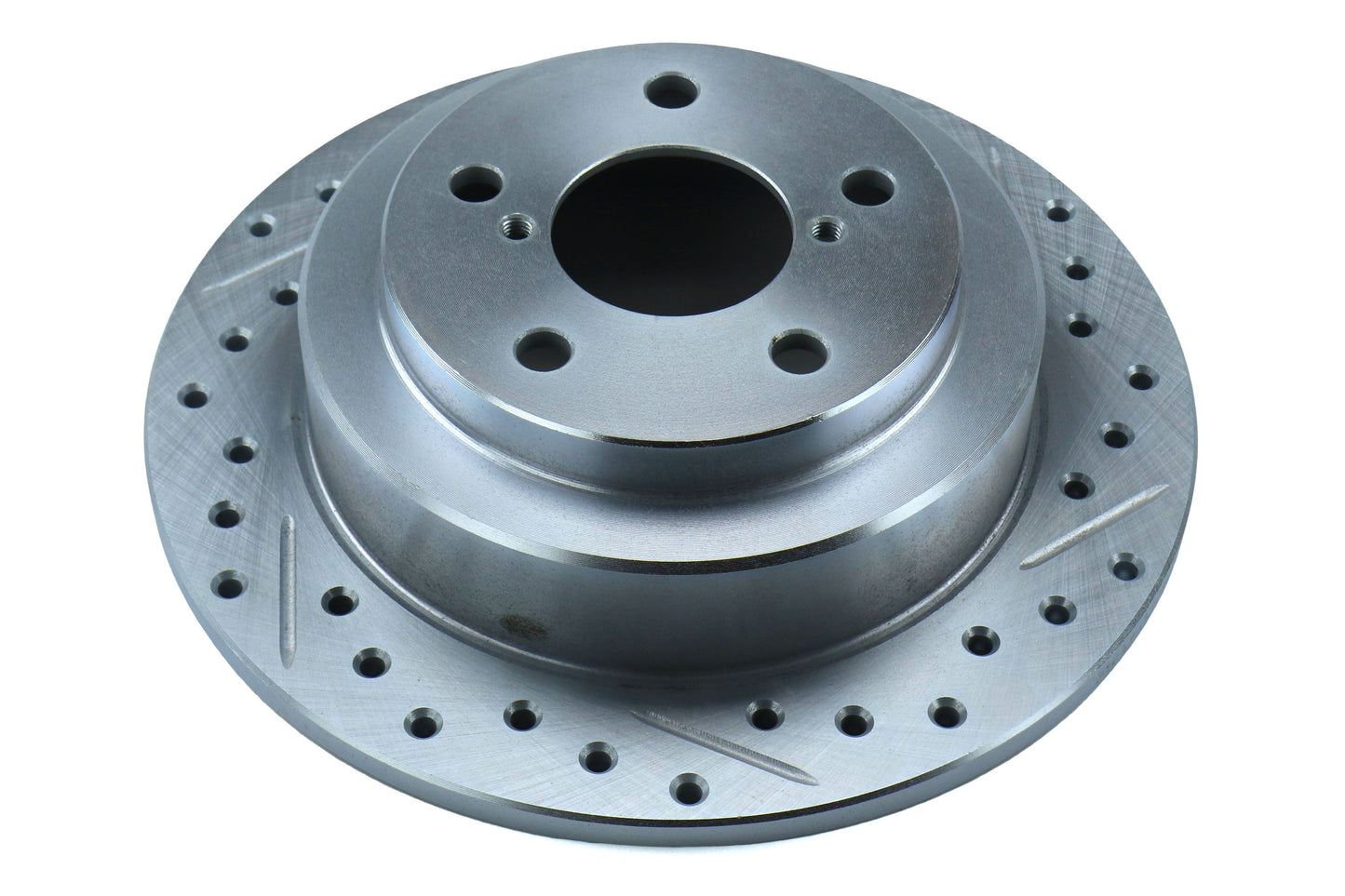 Stoptech C-Tek Sport Drilled and Slotted Rear Rotor Pair - Subaru Models (inc. 2002-2005 WRX)