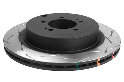 DBA 4000 Series T-Slot Slotted Rotor Pair Rear - 2008-2015 Mitsubishi Evo X