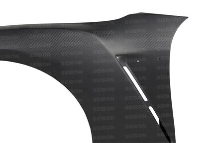 Seibon Dry Carbon Fiber Front Fenders - 2009-2010 Nissan GT-R