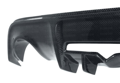 Seibon Carbon Rear Diffuser Cover - 2013-2016 Scion FR-S / 2013-2020 Subaru BRZ / 2017-2019 Toyota 86