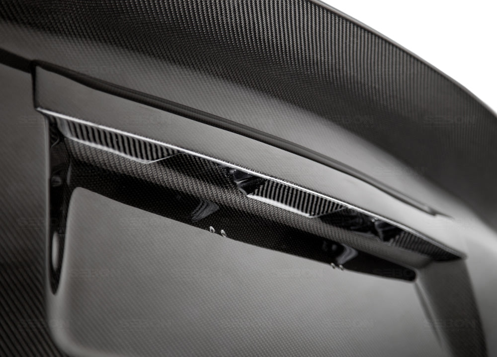 Seibon Carbon Fiber C Style Trunk - 2008-2014 Subaru WRX Sedan / 2011-2014 STI Sedan
