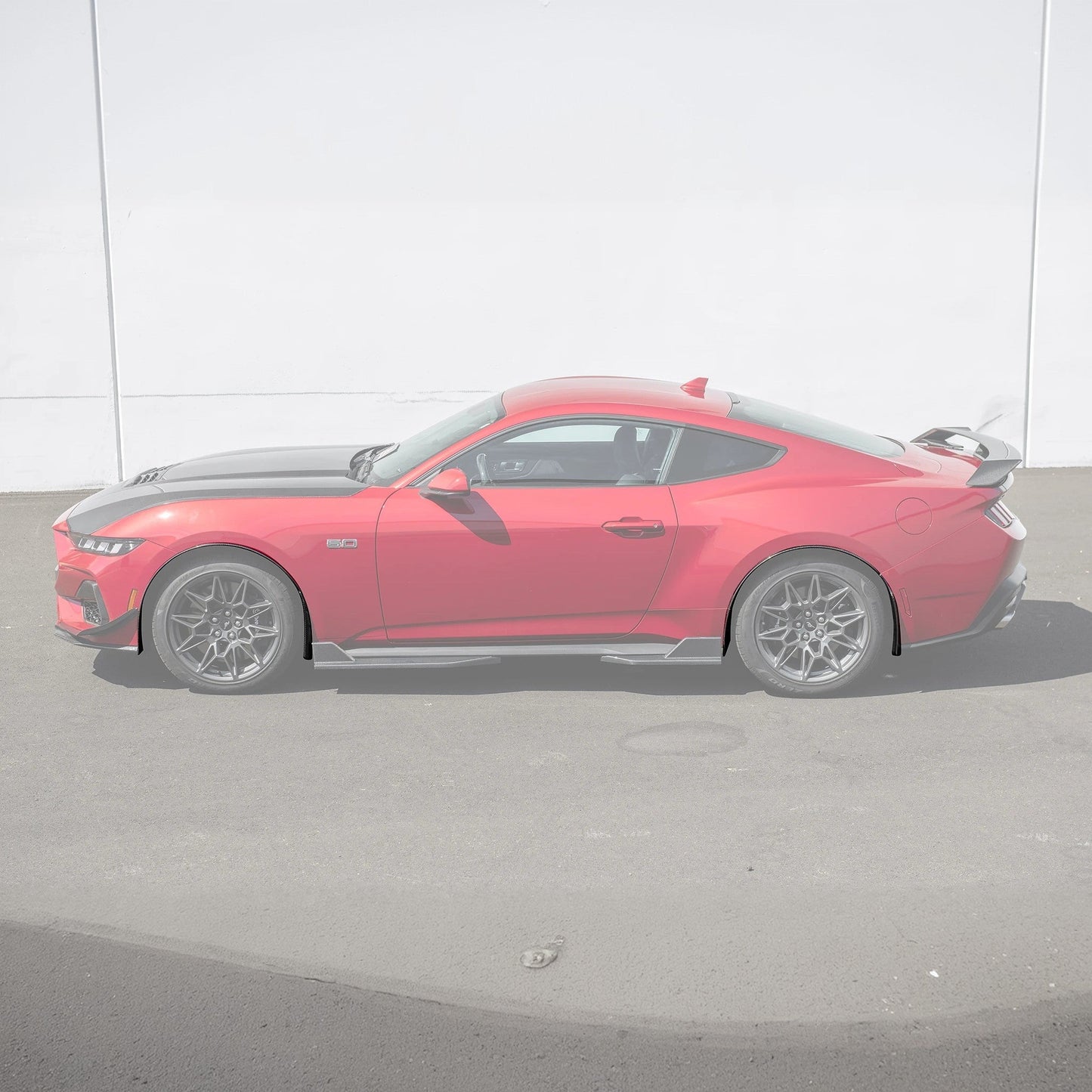 2024+ Ford Mustang DRY CARBON FIBER Fender Flares & Mud Flap
