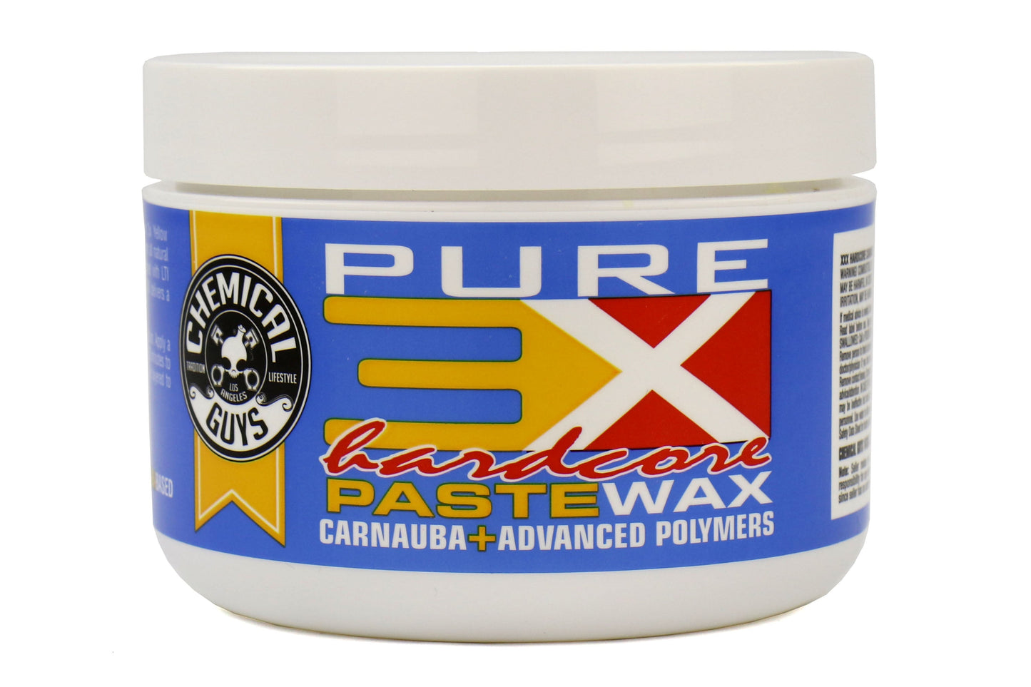 Chemical Guys XXX Hard Core Pure Carnauba Paste Wax (8 oz) - Universal