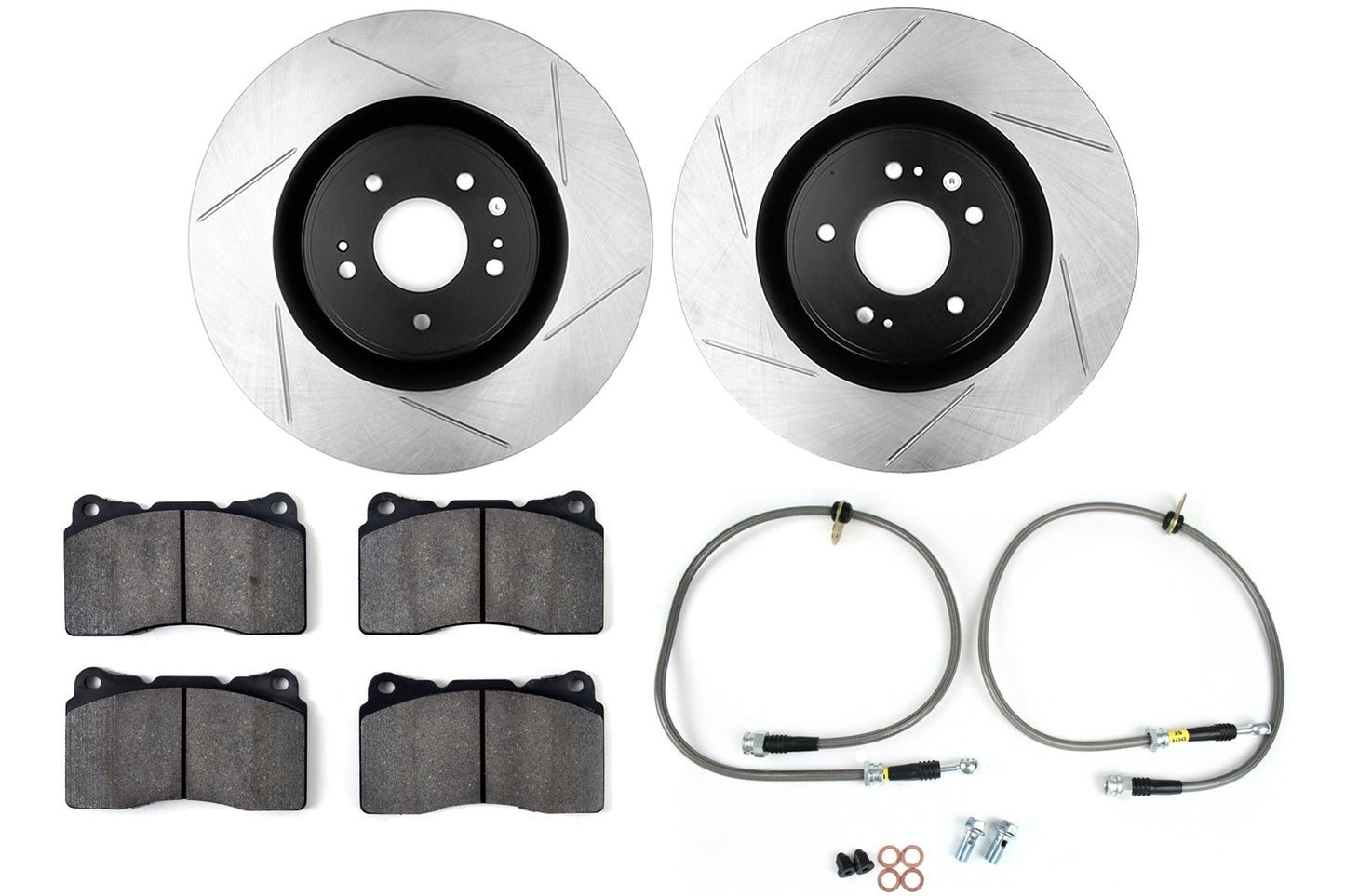 Stoptech Sport Kit Slotted Front - 2008-2015 Mitsubishi Evo X