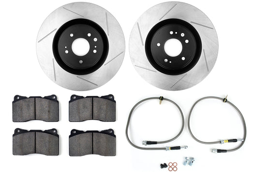 Stoptech Sport Kit Slotted Front - 2008-2015 Mitsubishi Evo X