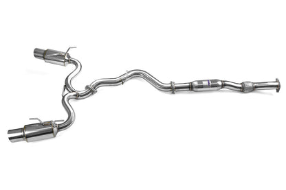 Invidia N1 Cat Back Exhaust - Stainless Steel Tips - 2008-2014 Subaru STI Hatchback / 2011-2014 WRX Hatchback
