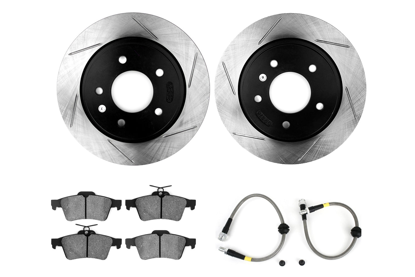 Stoptech Sport Kit Slotted Rear - 2007-2013 Mazdaspeed3