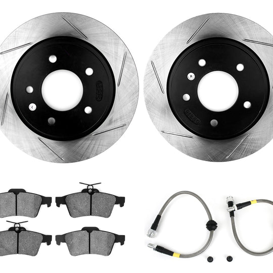 Stoptech Sport Kit Slotted Rear - 2007-2013 Mazdaspeed3