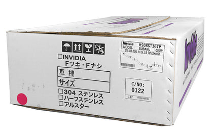 Invidia N1 Cat Back Exhaust - Stainless Steel Tips - 2008-2014 Subaru STI Hatchback / 2011-2014 WRX Hatchback