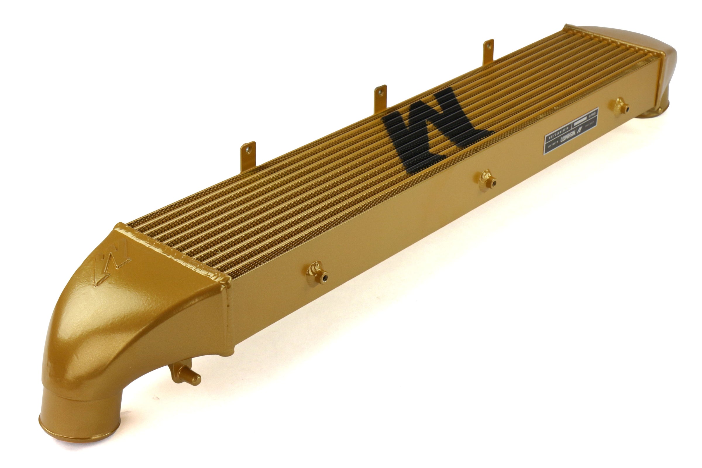 Mishimoto Front Mount Intercooler Kit Black Piping/Gold Core - 2014-2019 Ford Fiesta ST