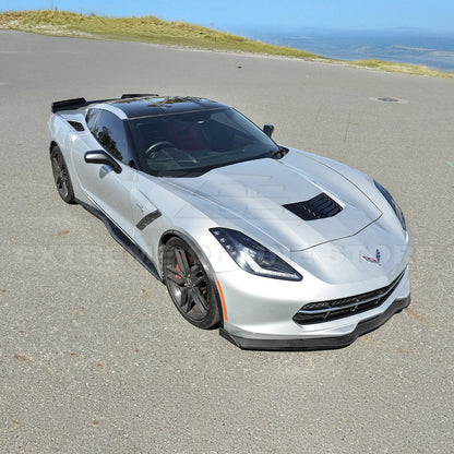 Chevrolet Corvette C7 Stage 2 Front Splitter With Side End Caps