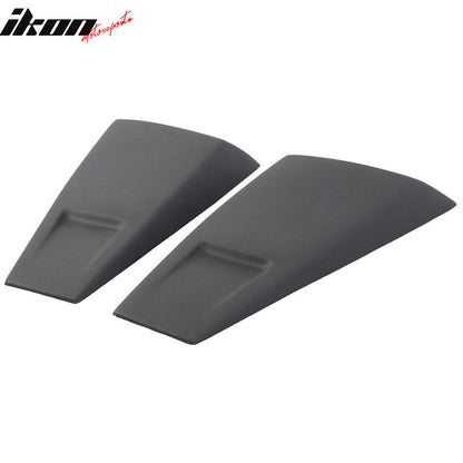 Fits 05-09 Mustang Coupe Roof Spoiler & PU Side Scoop & Window Louvers