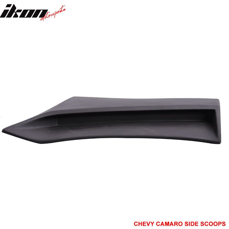 2010-2015 Chevy Camaro Xenon Style Side Rear Fender Vent Scoop PU