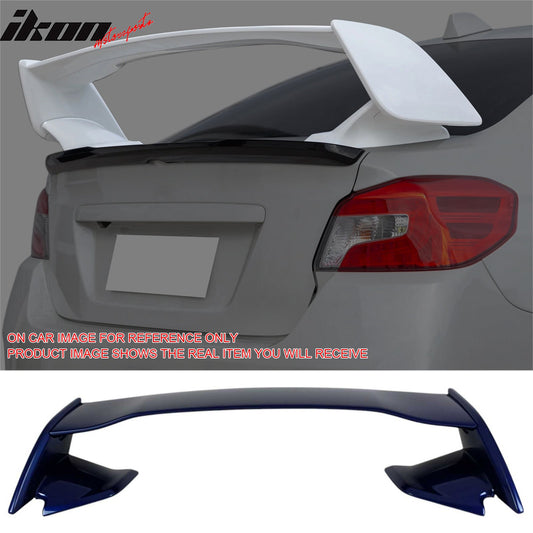 2012-2016 Subaru Impreza 2015-2021 WRX STI #K3X Blue 5PC Trunk Spoiler