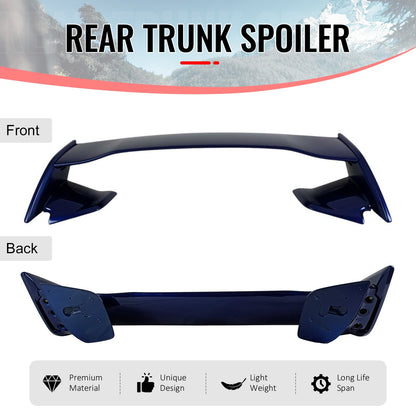 2012-2016 Subaru Impreza 2015-2021 WRX STI #K3X Blue 5PC Trunk Spoiler