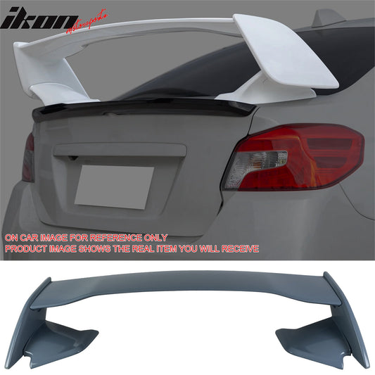 2012-2016 Subaru Impreza 2015-2021 WRX STI #PAF Gray 5PC Trunk Spoiler