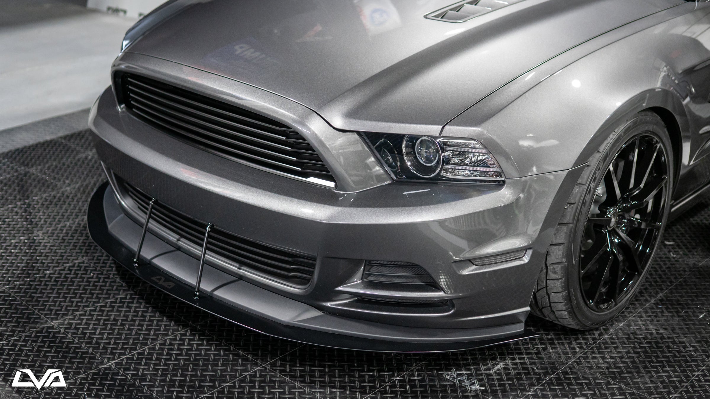 2013-2014 Ford Mustang Roush Front Splitter - LVA