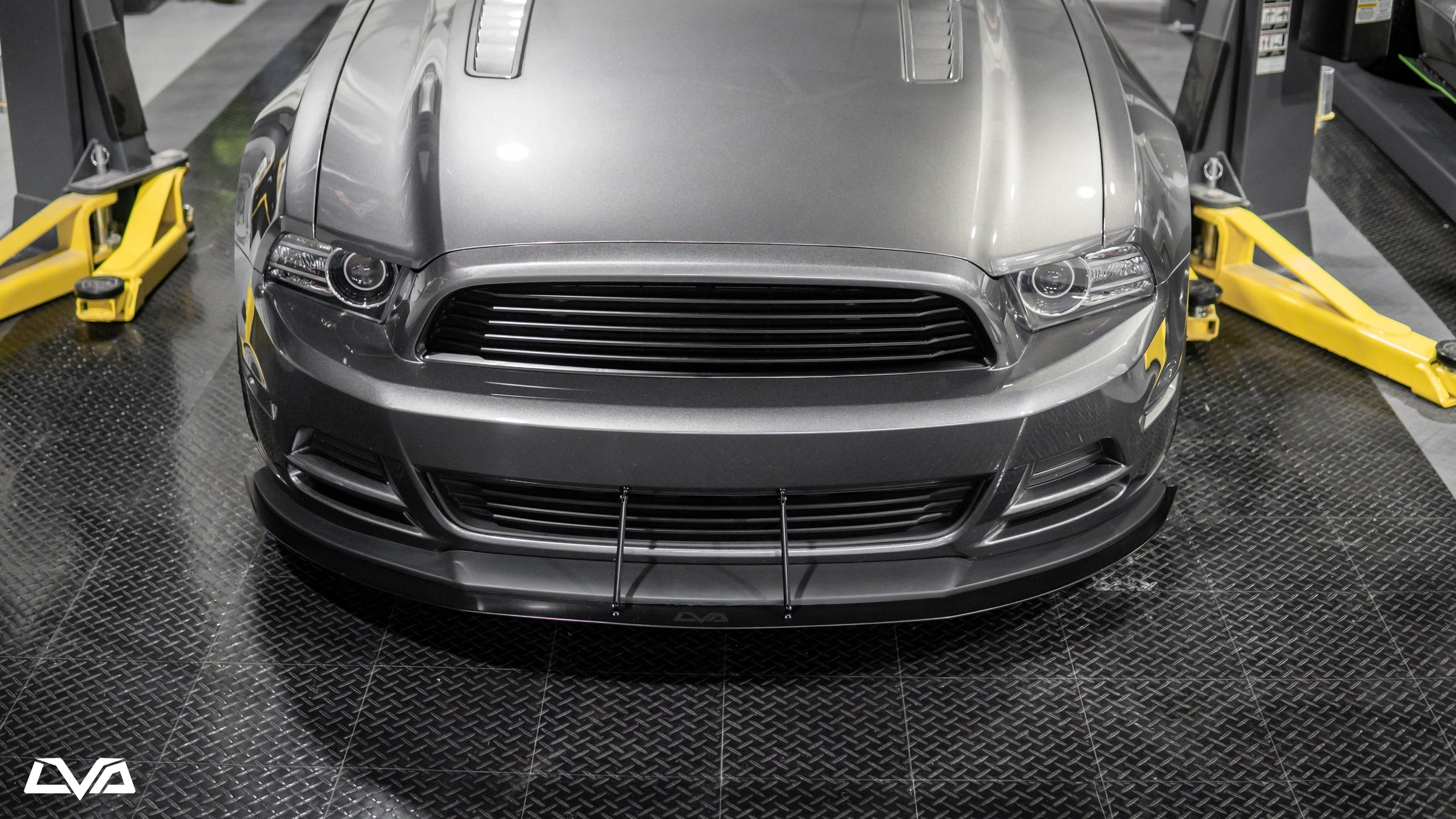 2013-2014 Ford Mustang Roush Front Splitter - LVA
