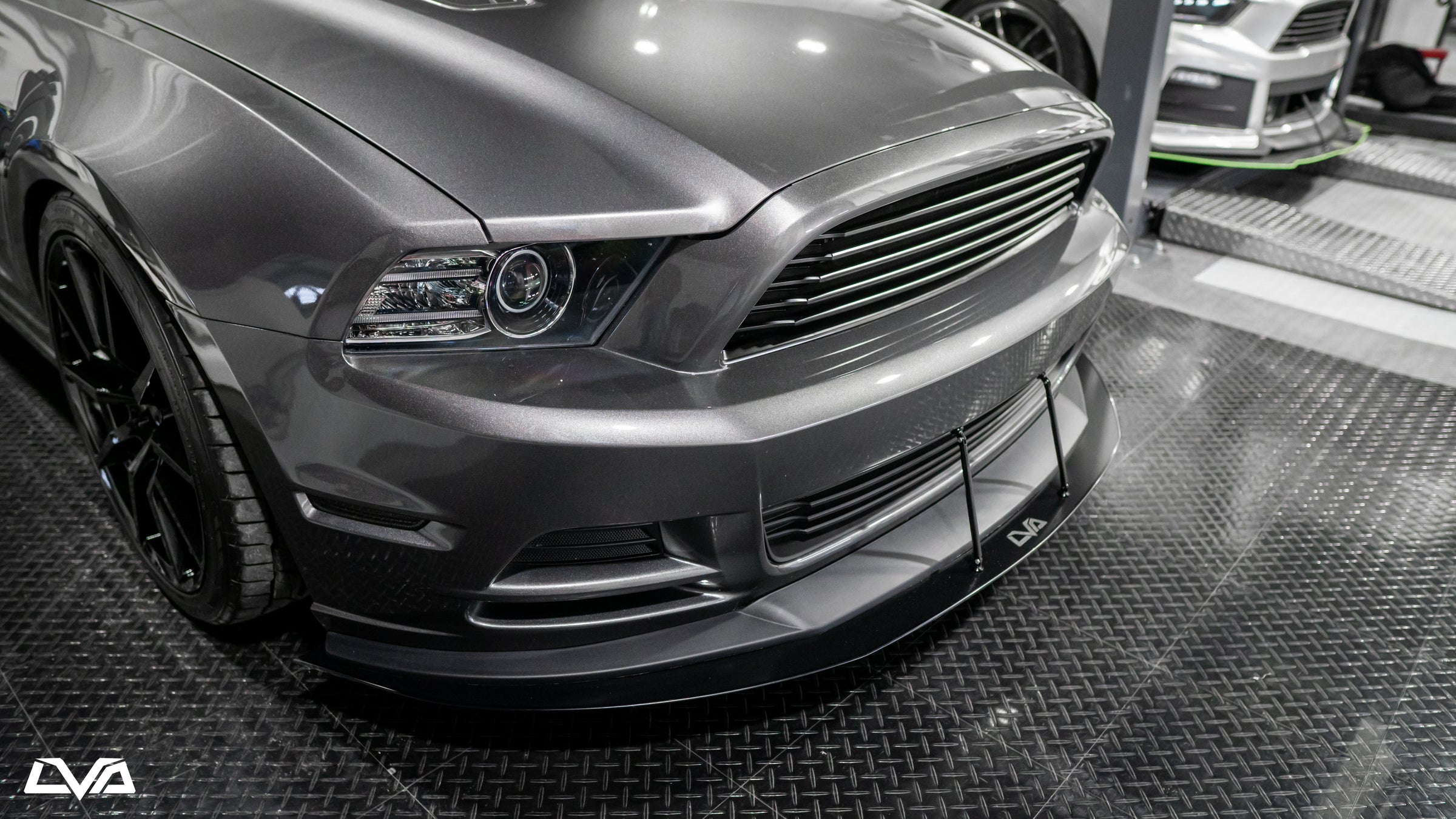 2013-2014 Ford Mustang Roush Front Splitter - LVA