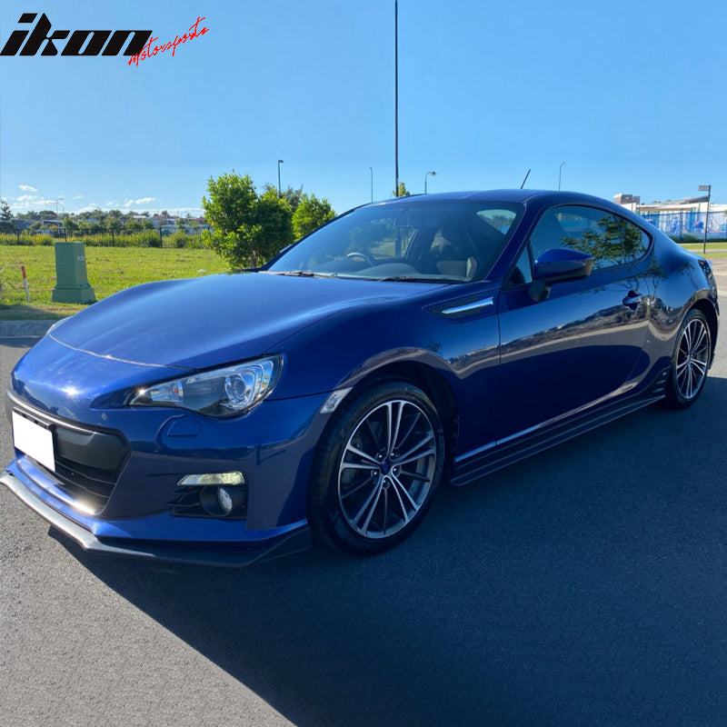 2013-2016 Subaru BRZ Front Splitter STI Style Unpainted Car Lip PU