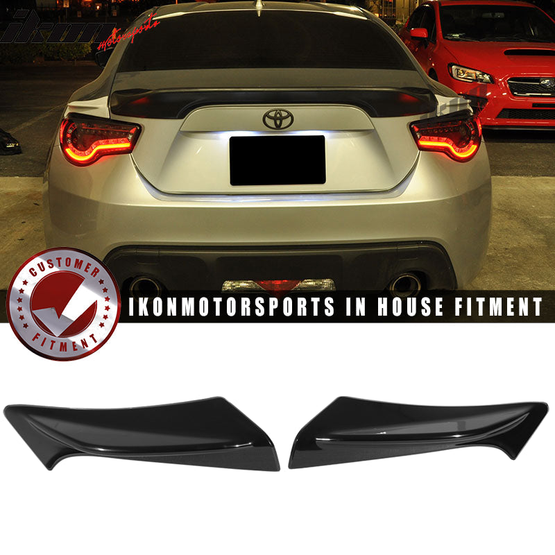 Fits 13-20 Scion FRS/Subaru BRZ/Toyota 86 Trunk Spoiler Side Wing ABS