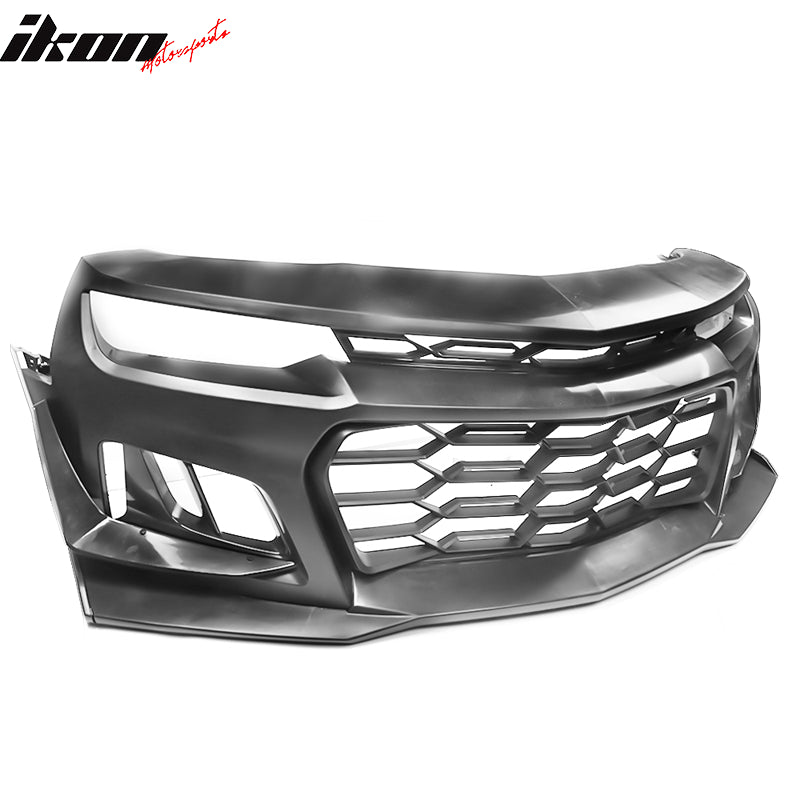 2014-2015 Chevy Camaro 1LE Style Front Bumper Cover w/ Clear Fog Light