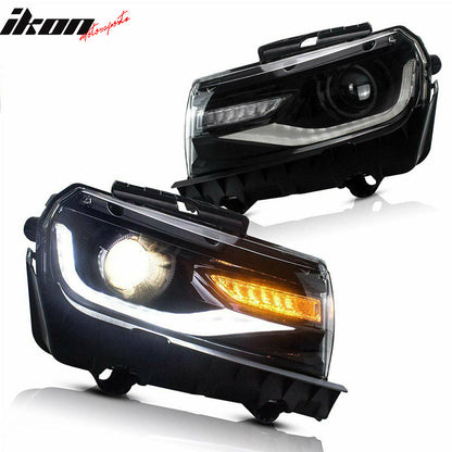 2014-2015 Chevy Camaro ZL1 Style Front Bumper Turn Signal Headlamps
