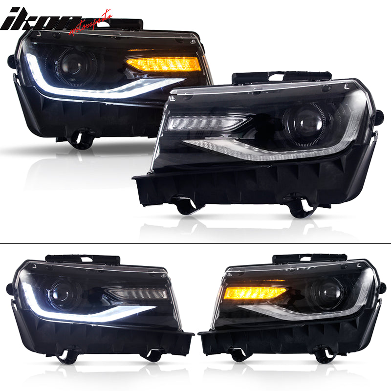 2014-2015 Chevy Camaro 1LE Style Front Bumper Cover w/ Headlights
