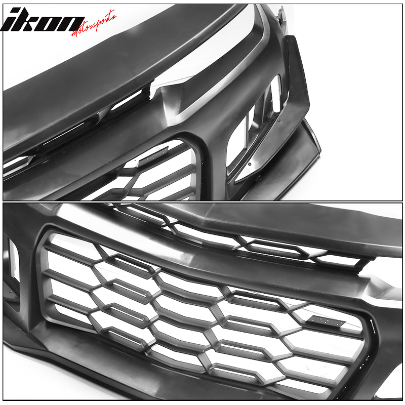 2014-2015 Chevy Camaro 5TH to 6TH Gen 1LE Style Black Front Bumper PP