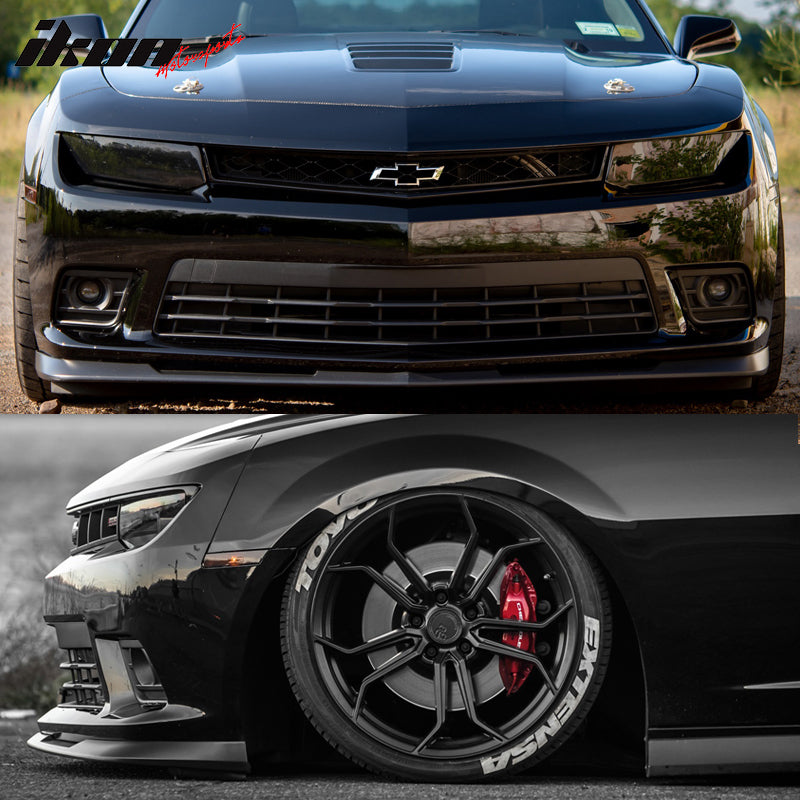 2014-2015 Chevrolet Camaro SS Front Lip 1LE Style Unpainted Lip Spoiler PU