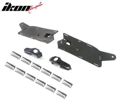 2014-2019 Chevy Corvette Gloss Black C7 Z06 Front Bumper Grille ABS