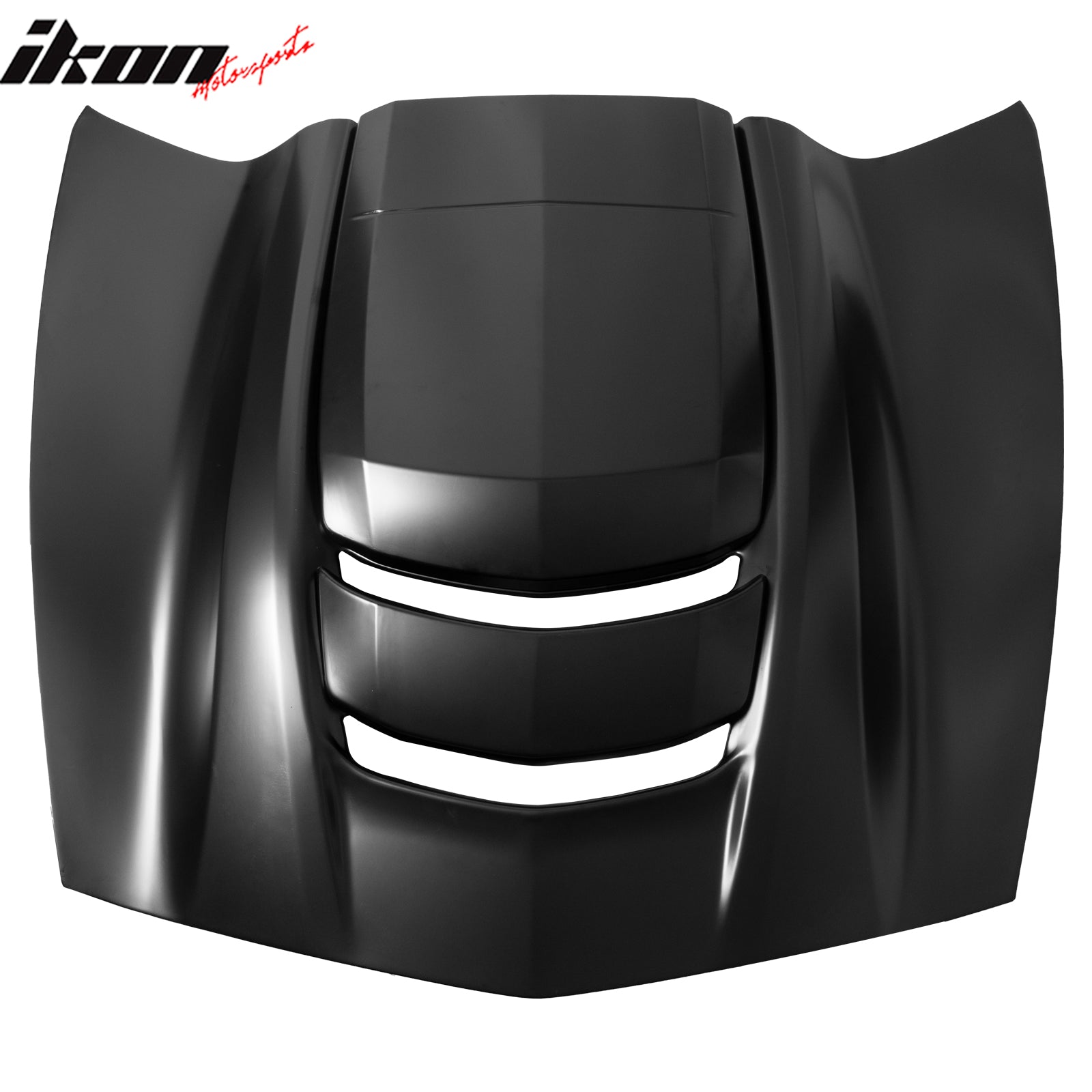 2014-2019 Chevy Corvette C7 ZR1 Style Hood Scoop Vent Black Aluminum